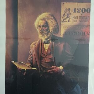 Framed Poster of Mr. Fredrick Douglass